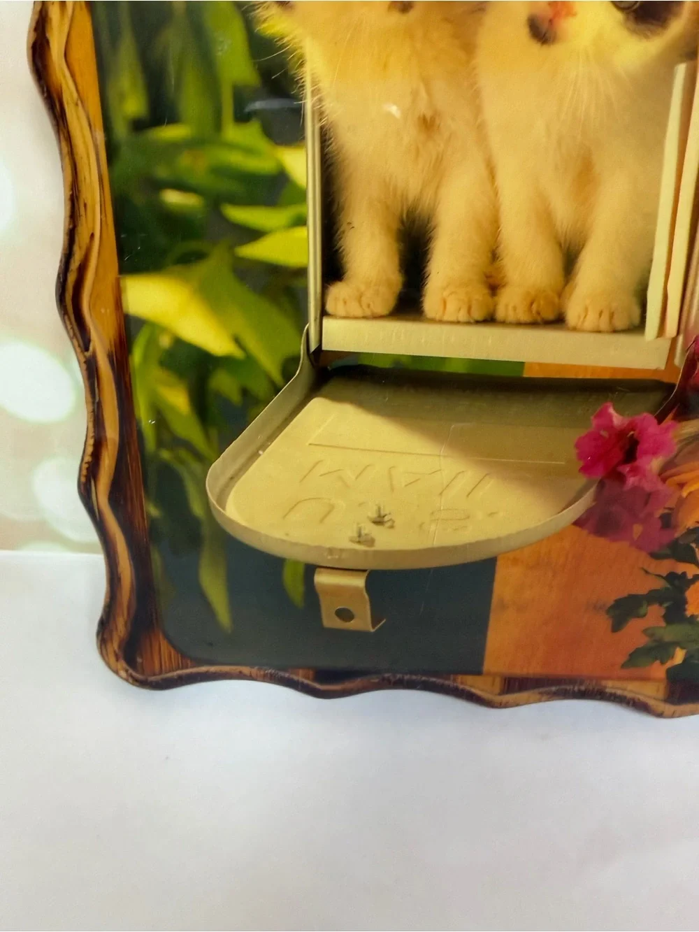 Vintage 80s/90s Kittens In A Mailbox Picture